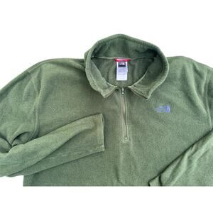 The North Face Men's Green 1/4 Quarter-Zip Pullover Sweater Fleece MEN'S Size 2x